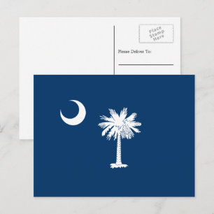 South Carolinian Flag, Flag of South Carolina Postcard