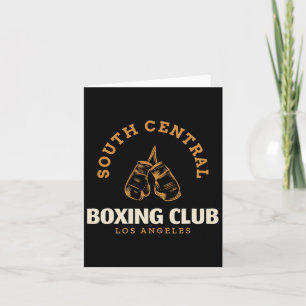 South Central Los Angeles Boxing Club - Boxing Card