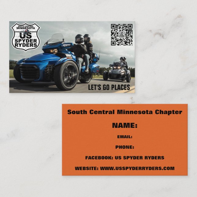South Central Minnesota Chapter - Business Cards 2 (Front/Back)