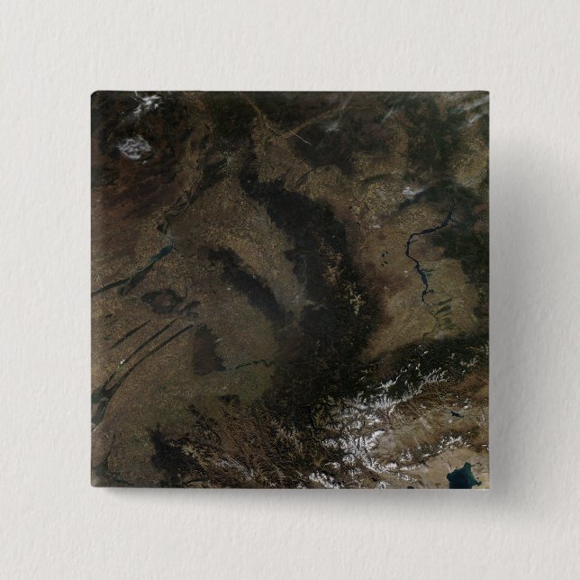 South central Russia 15 Cm Square Badge (Front)