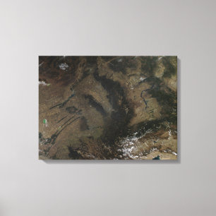 South central Russia Canvas Print