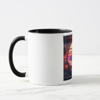 South Coast Live Radio Futuristic designer mug