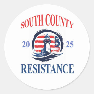 South County Resistance. Sheet of six stickers