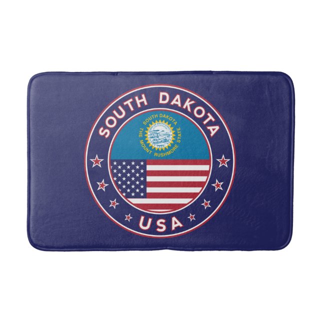 South Dakota Bath Mat (Front)