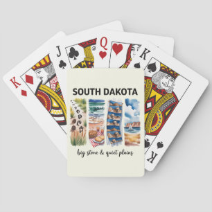 South Dakota Big Stone & Quiet Plains Playing Card
