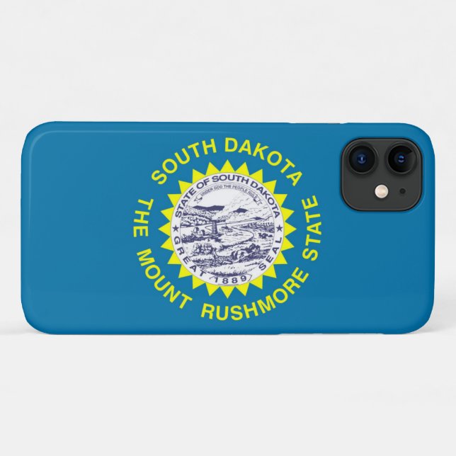 South Dakota Case-Mate iPhone Case (Back (Horizontal))