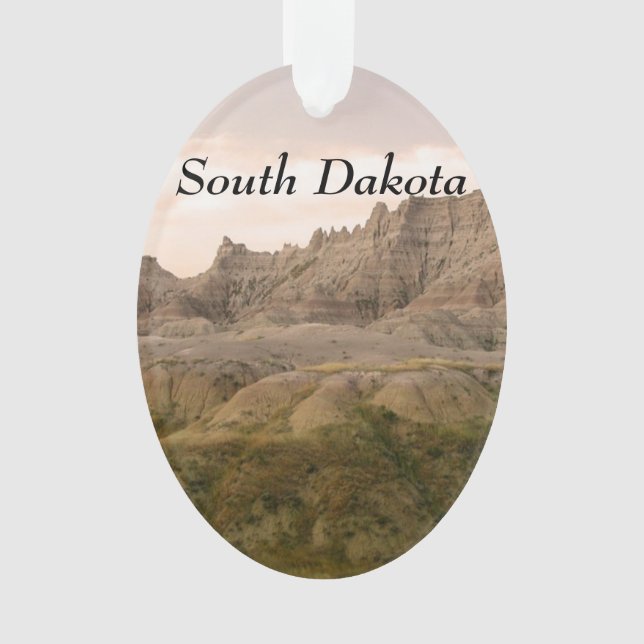 South Dakota Countryside Ornament (Front)