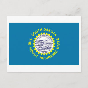 South Dakota FLAG International Postcard
