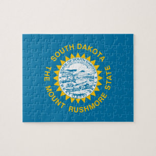 South Dakota Flag Jigsaw Puzzle