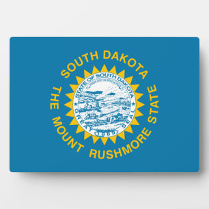 South Dakota Flag Plaque