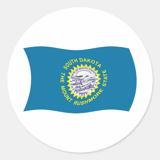 South Dakota Flag Sticker (Front)