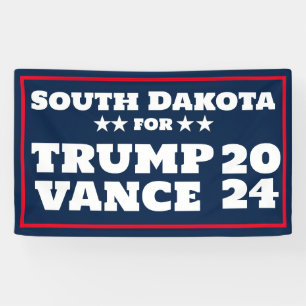 South Dakota for Trump Vance 2024 Banner