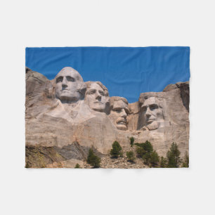 South Dakota, Keystone, Mount Rushmore Fleece Blanket