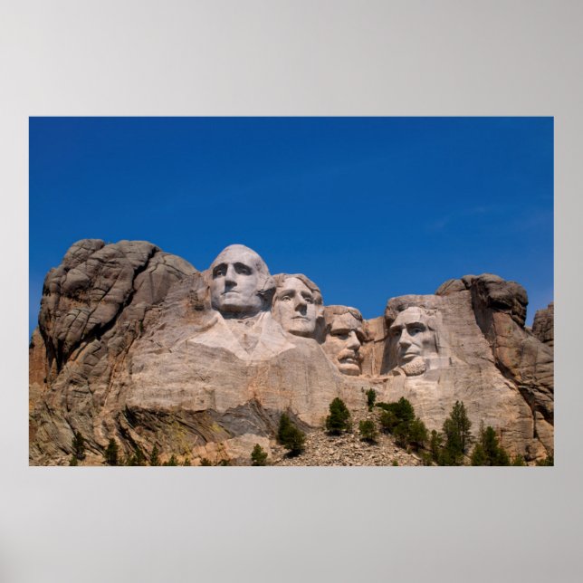 South Dakota, Keystone, Mount Rushmore Poster (Front)