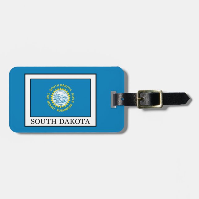 South Dakota Luggage Tag (Front Horizontal)