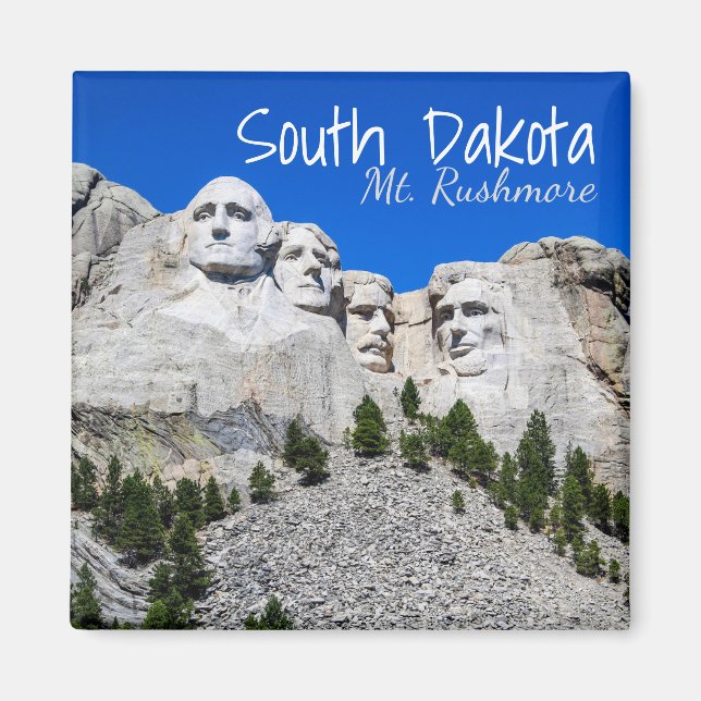 South Dakota Mount Rushmore Magnet (Front)