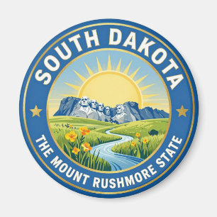 SOUTH DAKOTA Mount Rushmore State Heritage Magnet