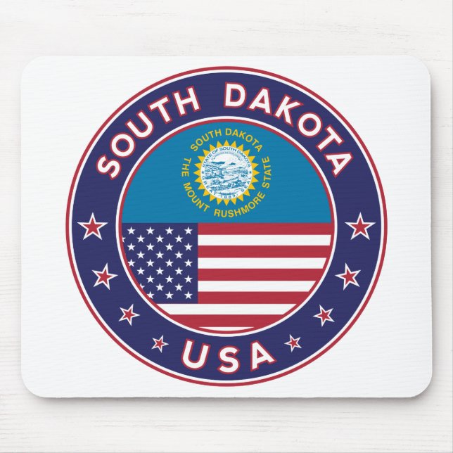 South Dakota Mouse Mat (Front)