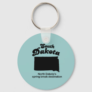 South Dakota - North Dakota's spring break Key Ring
