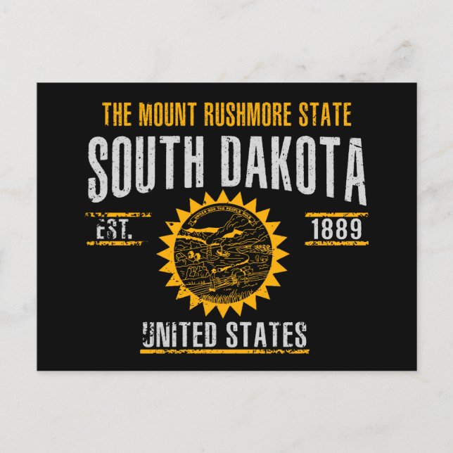 South Dakota Postcard (Front)