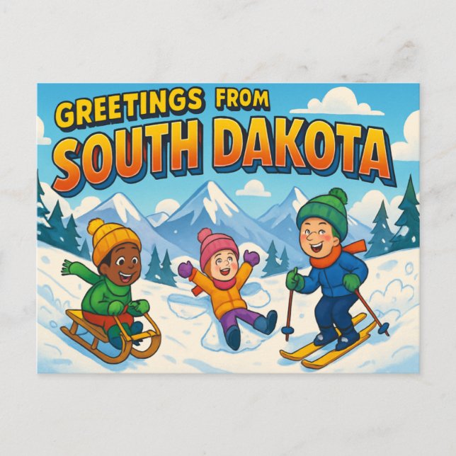 SOUTH DAKOTA Postcard (Front)