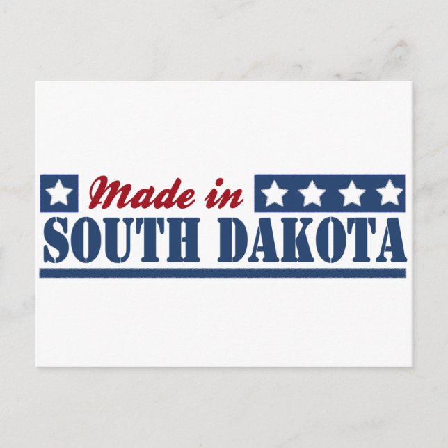 South Dakota Postcard (Front)