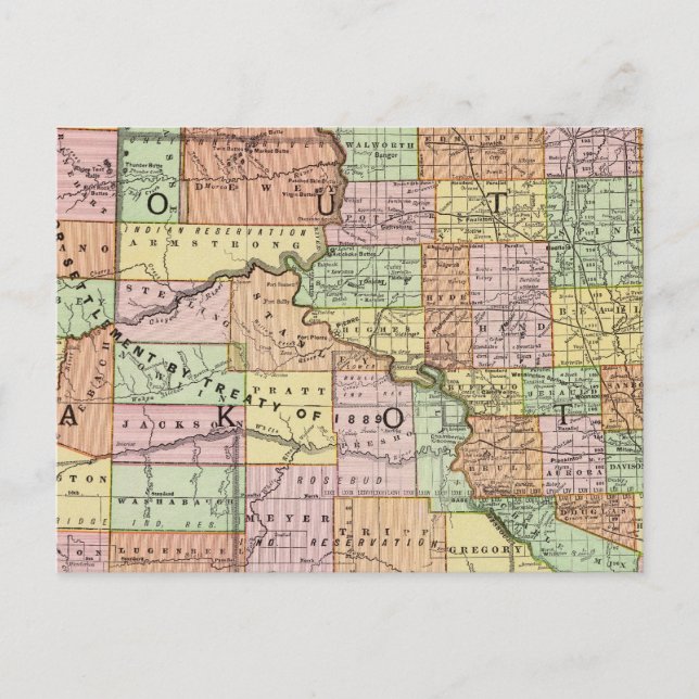 South Dakota Postcard (Front)