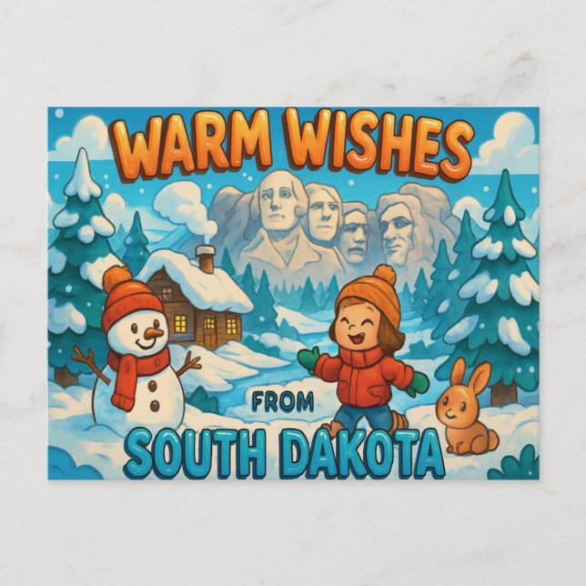 SOUTH DAKOTA Postcard (Front)