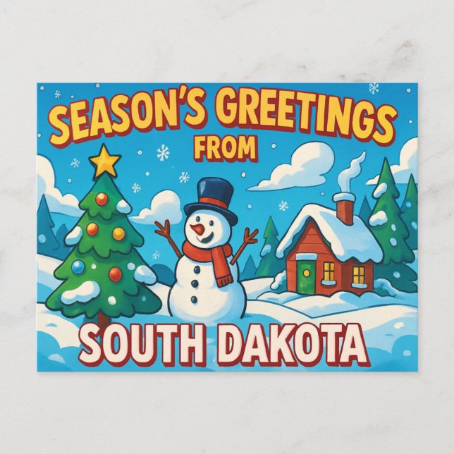 SOUTH DAKOTA Postcard (Front)
