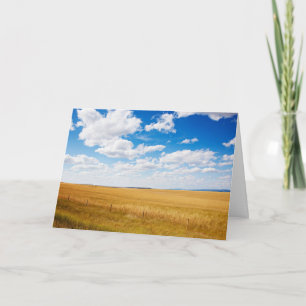 South Dakota rural landscape photograph Card