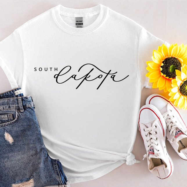 South Dakota Script State Women’s T-Shirt (Creator Uploaded)