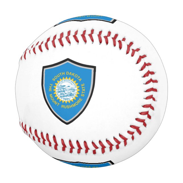 South Dakota shield flag baseball (Front Right)