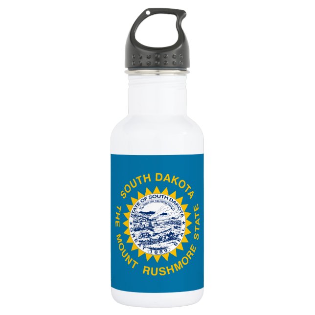 South Dakota State Flag 532 Ml Water Bottle (Front)