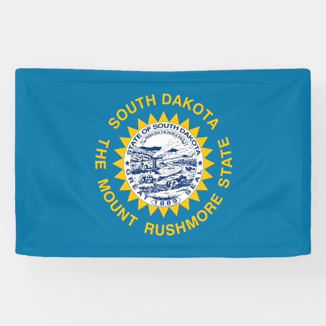 South Dakota State Flag Banner (Horizontal)