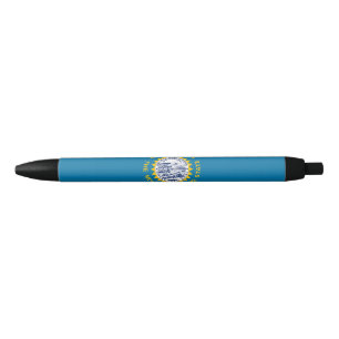 South Dakota State Flag Blue Ink Pen