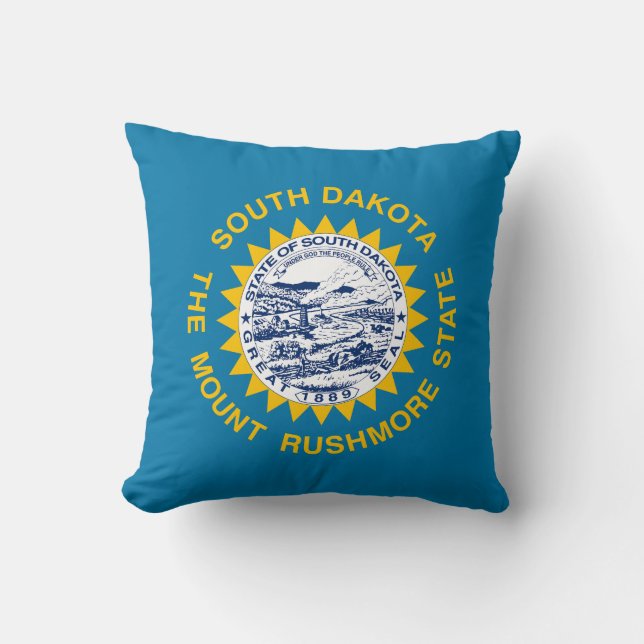 South Dakota State Flag Cushion (Front)