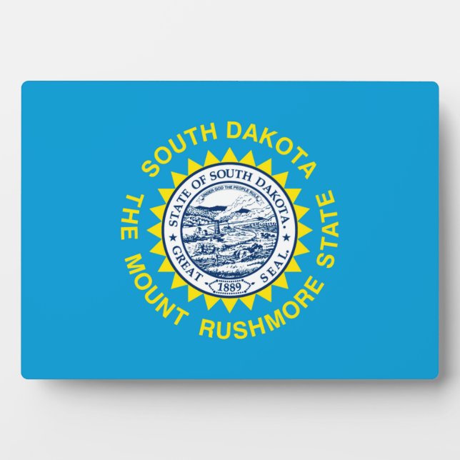 South Dakota State Flag Design Plaque (Front)