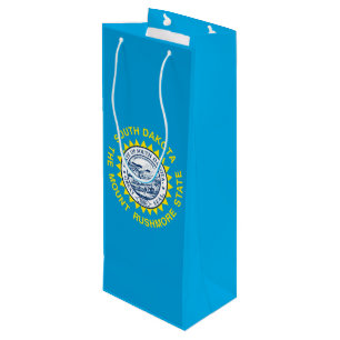 South Dakota State Flag Design Wine Gift Bag