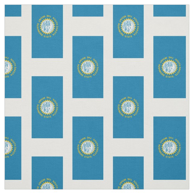 South Dakota State Flag Fabric (Swatch)