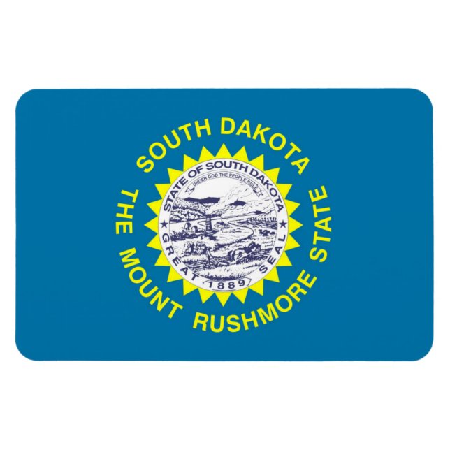 South Dakota state flag Magnet (Horizontal)