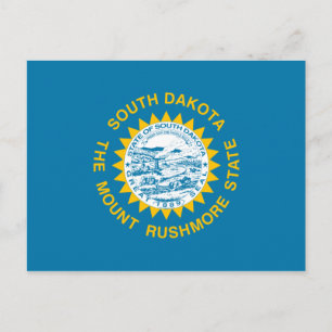 South Dakota State Flag Postcard