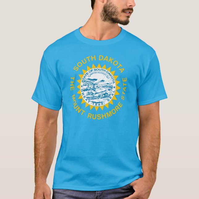 South Dakota State Flag T-Shirt (Front)