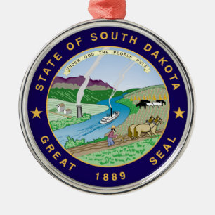 south dakota state flag united america republic sy metal tree decoration