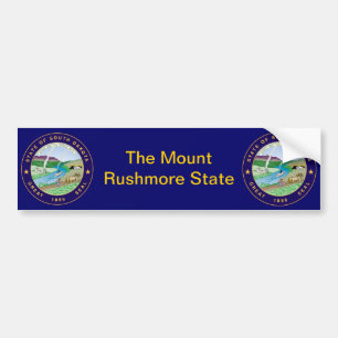 South Dakota State Seal Bumper Sticker