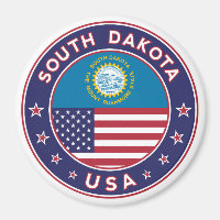 South Dakota sticker, phone case, tote bag