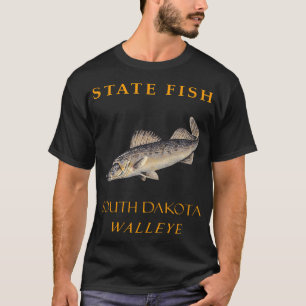 South Dakota Territory Fish The Walleye T-Shirt