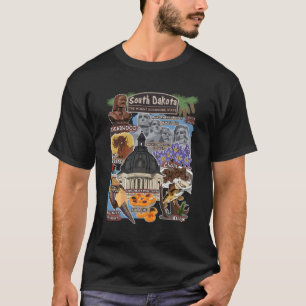 South Dakota The Mount Rushmore State T-Shirt