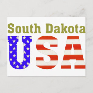 South Dakota USA! Postcard