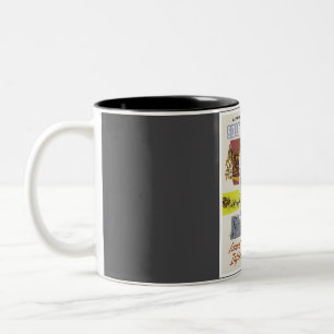 South Dakota Vintage Travel   Two-Tone Coffee Mug