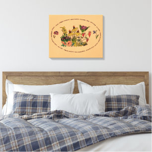 South Dakota Wildflowers Canvas Print